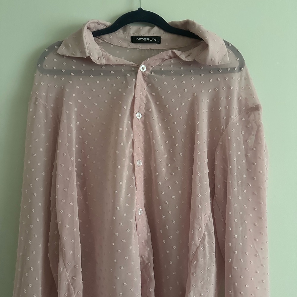 Pink Sheer Blouse